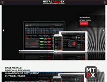 Tablet Screenshot of metalprodex.com